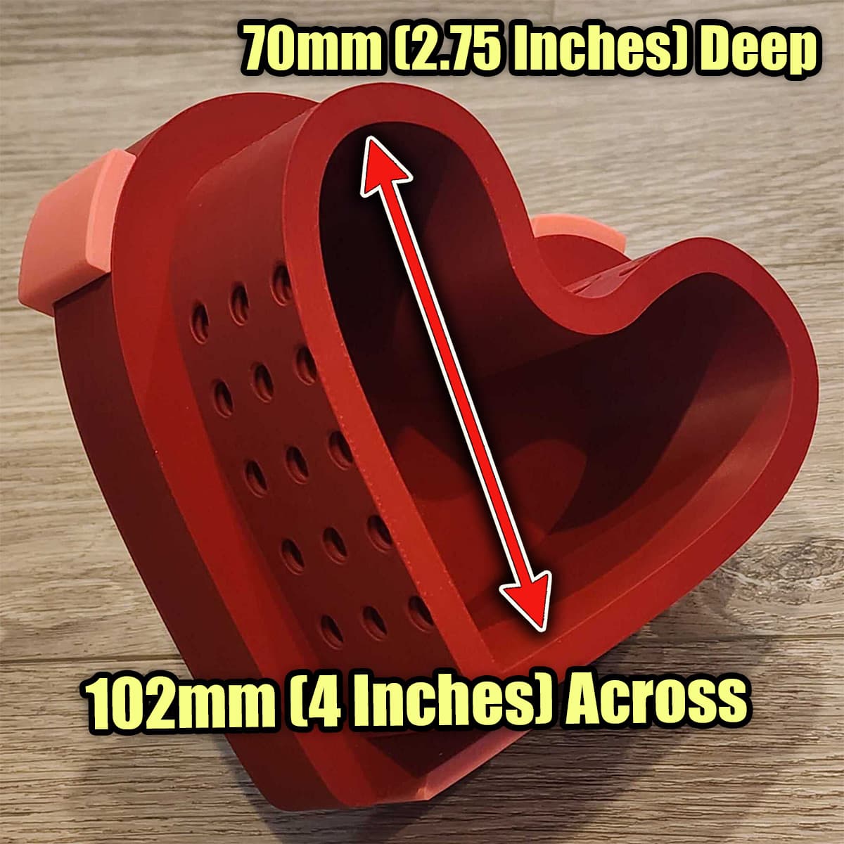Inside The Heartbreaker, with measurements